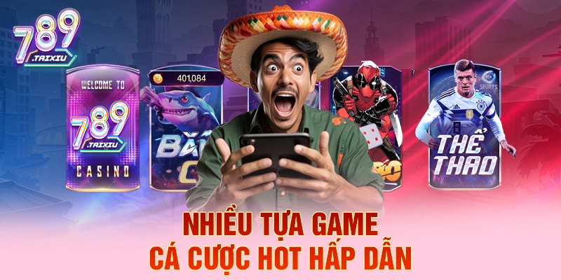 Kho game cá cược hấp dẫn tại 8xbet